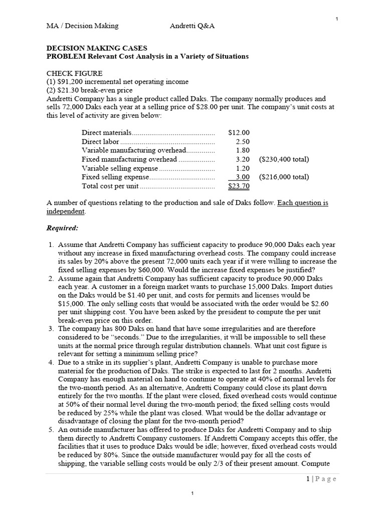 Decision Making QA All | PDF | Technology & Engineering