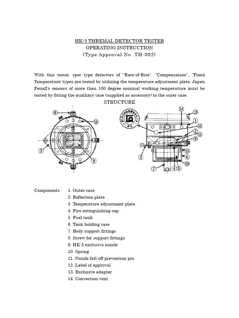 HK-3 Operating Instruction | PDF