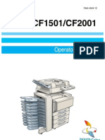 Minolta CF 1501 2001 - User Manual