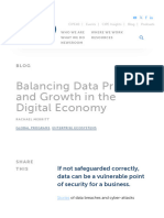 Balancing Data Privacy and Growth in The Digital