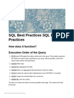 SQL Best Practicces