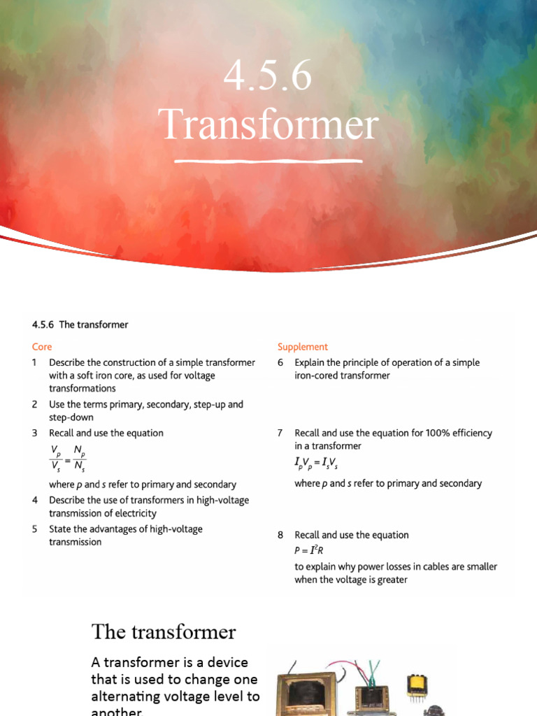 Understanding Transformers and Their Functions | PDF | Computers