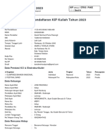 Formulir Peserta KIP Kuliah 2023