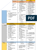 Progran Latihan Kelompok A (Bulan 1)