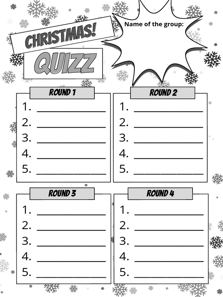 Christmas Quiz PDF
