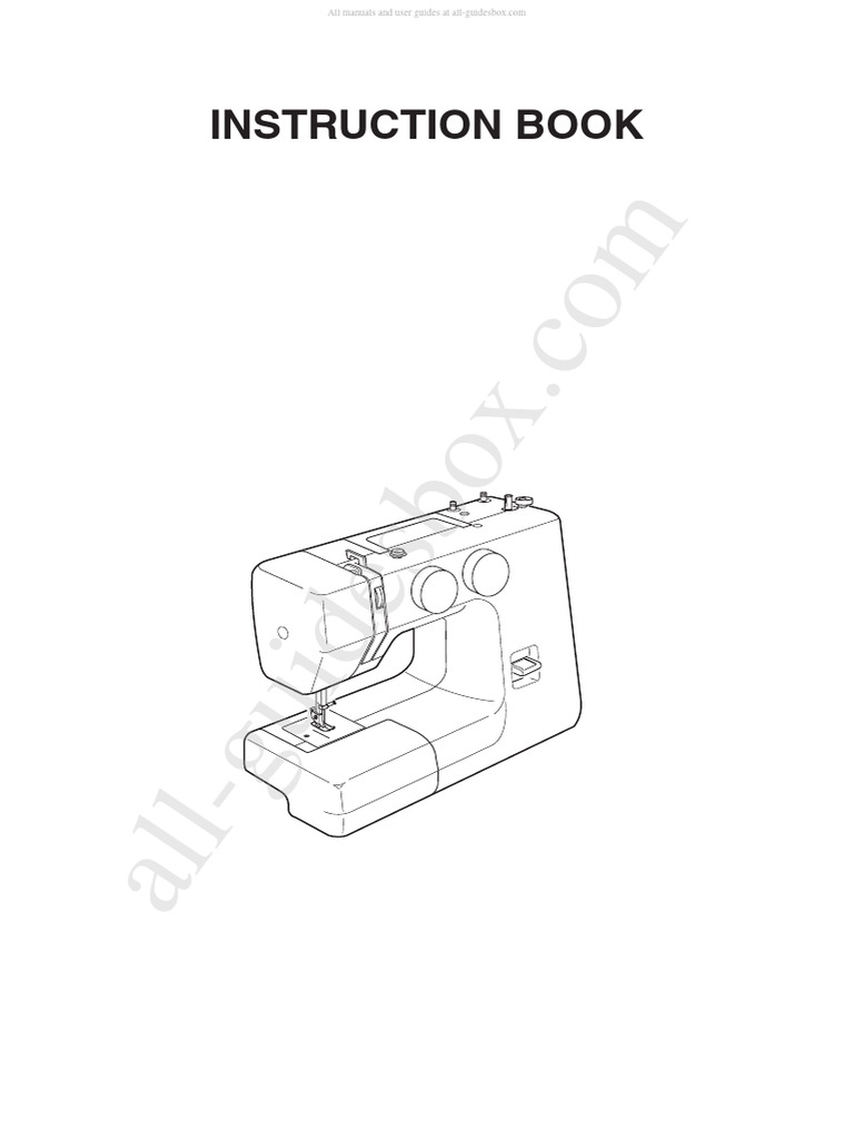 Elna eXplore 120 Sewing Machine Instruction Manual PDF