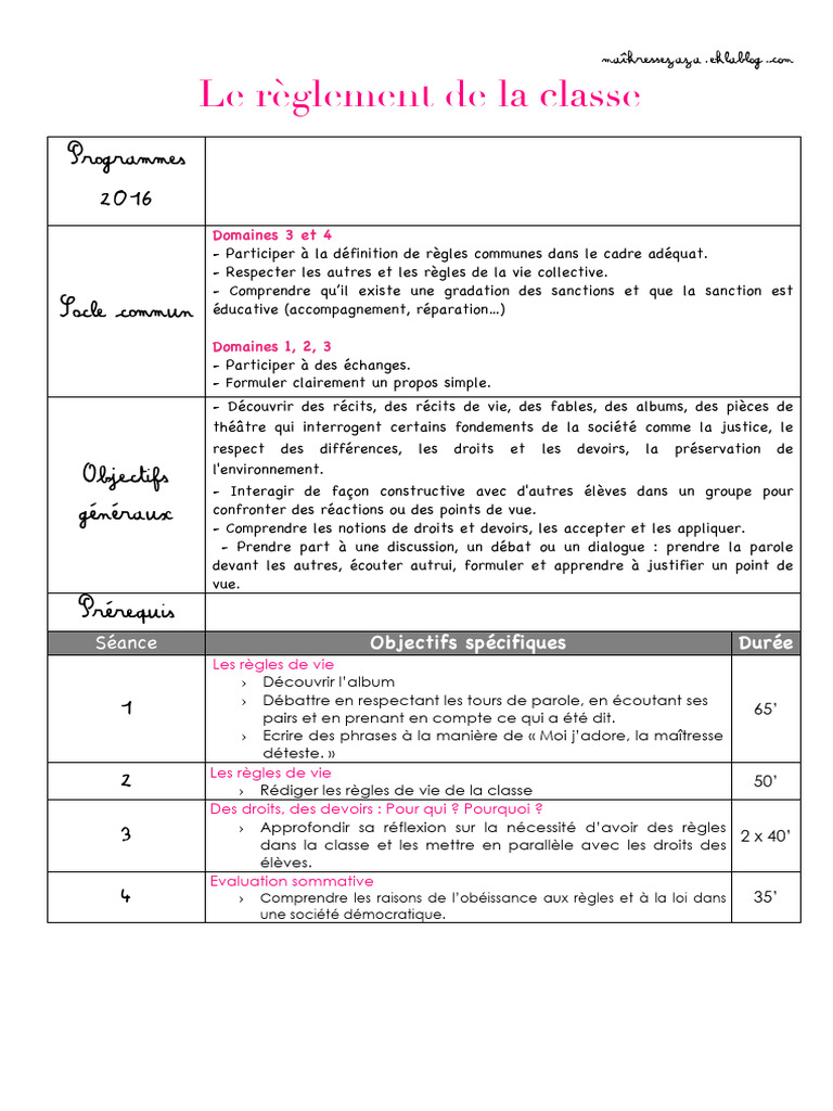 Le Re Glement de La Classe Ilovepdf Compressed | PDF