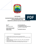 INTRUMEN VALIDASI KOSP