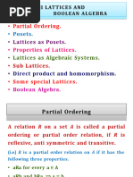 Lattices (Unit III)