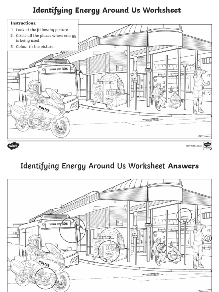 Identifying Energy Sources Worksheet | PDF | Science & Mathematics