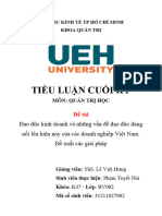 Tiểu luận cuối kỳ 