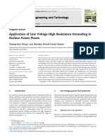 Application of Low Voltage High Resistance Groundi