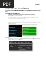 Microsoft Cloud Weeks FY23 - Instructor Experience