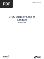 DFDS Supplier Code of Conduct