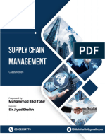 Notes of Supply Chain Management