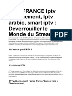 IPTV FRANCE Iptv Abonnement