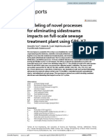 Modeling of Novel Processes For Eliminating Sidestreams Impacts On Full Scale Sewage Treatment Plant Using GPS X7