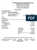 Montero Payment Receipt