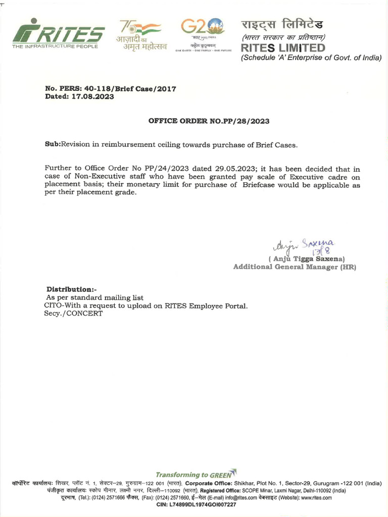 Briefcase Entitlement Placement 2023 PDF