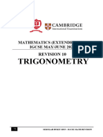 Trignometry Revison 2020