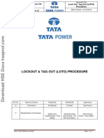 Lockout & Tagout (Loto) Procedure 