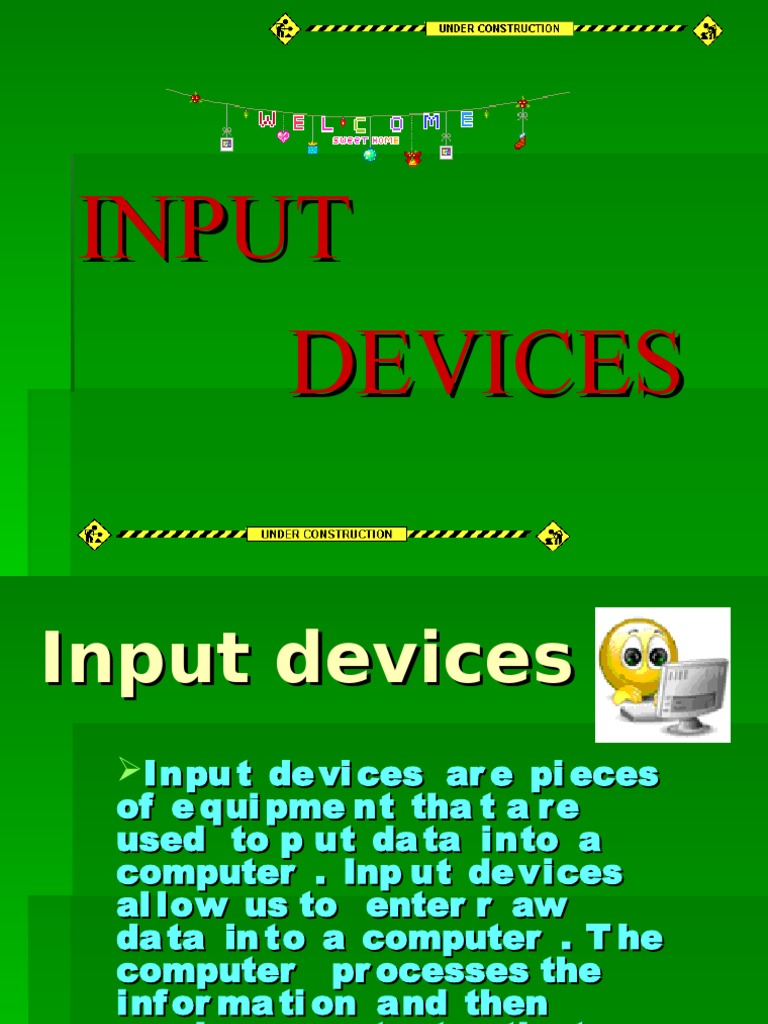 Input Devices PPT 3 Disk Storage Computer Engineering