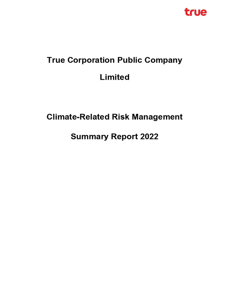 Climate Related Risk Management | PDF | Climate Change | Carbon Offset