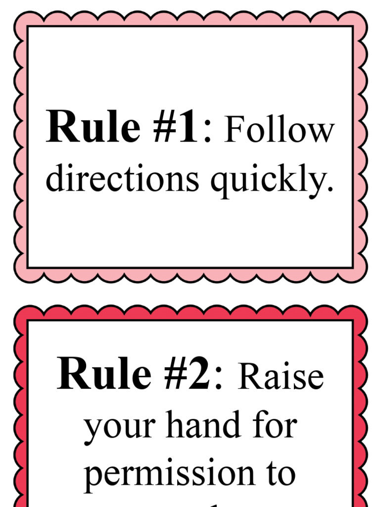 Class rules pdf