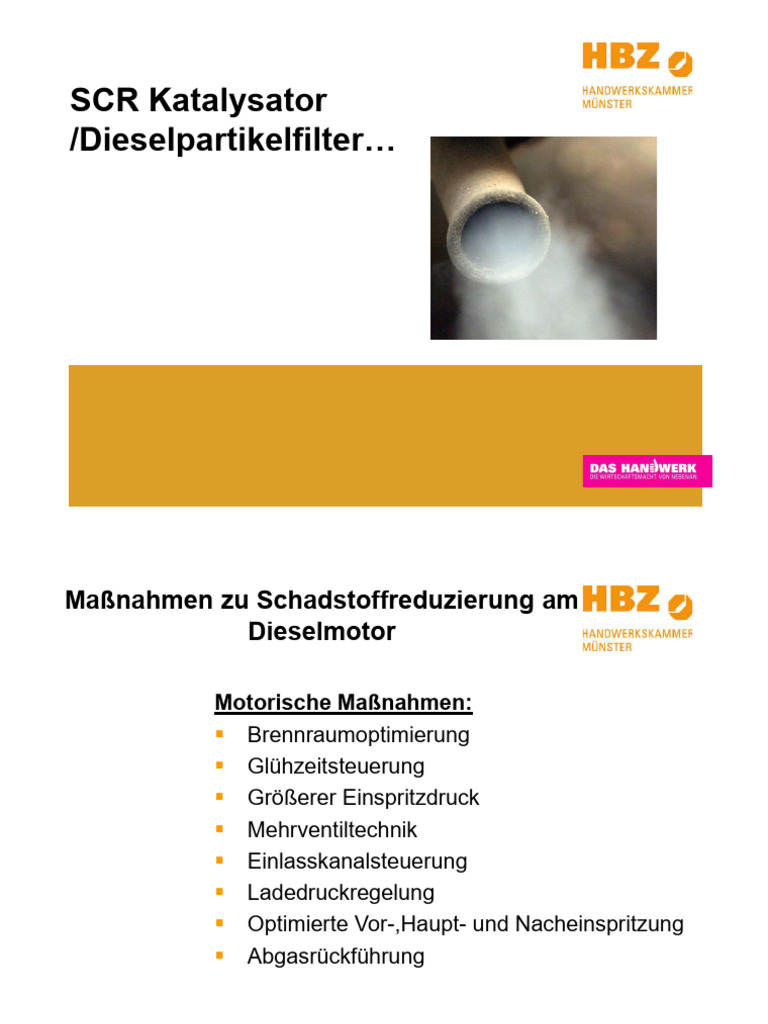Abgasnachbehandlung Gestrt Weiterfahren