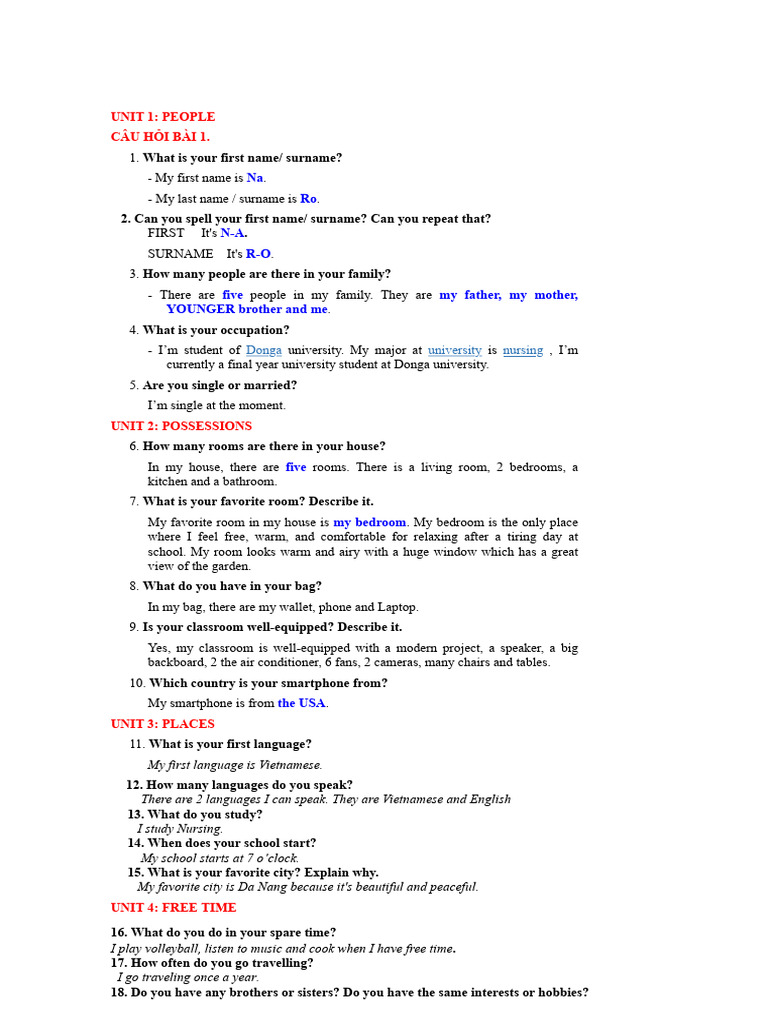 English Conversation Practice Guide | PDF | Language Arts & Discipline ...