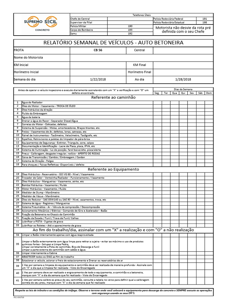 Checkin List PDF