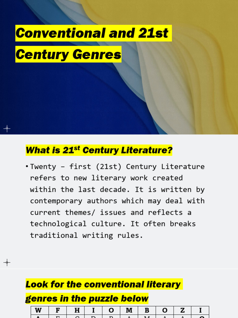 21st Century Literary Genres Explained | PDF | General Fiction