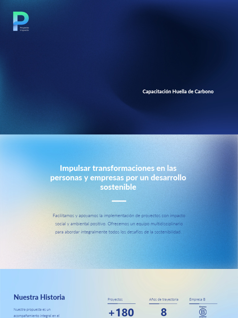 Capacitación en Huella de Carbono Corporativa | PDF | Huella de carbono ...