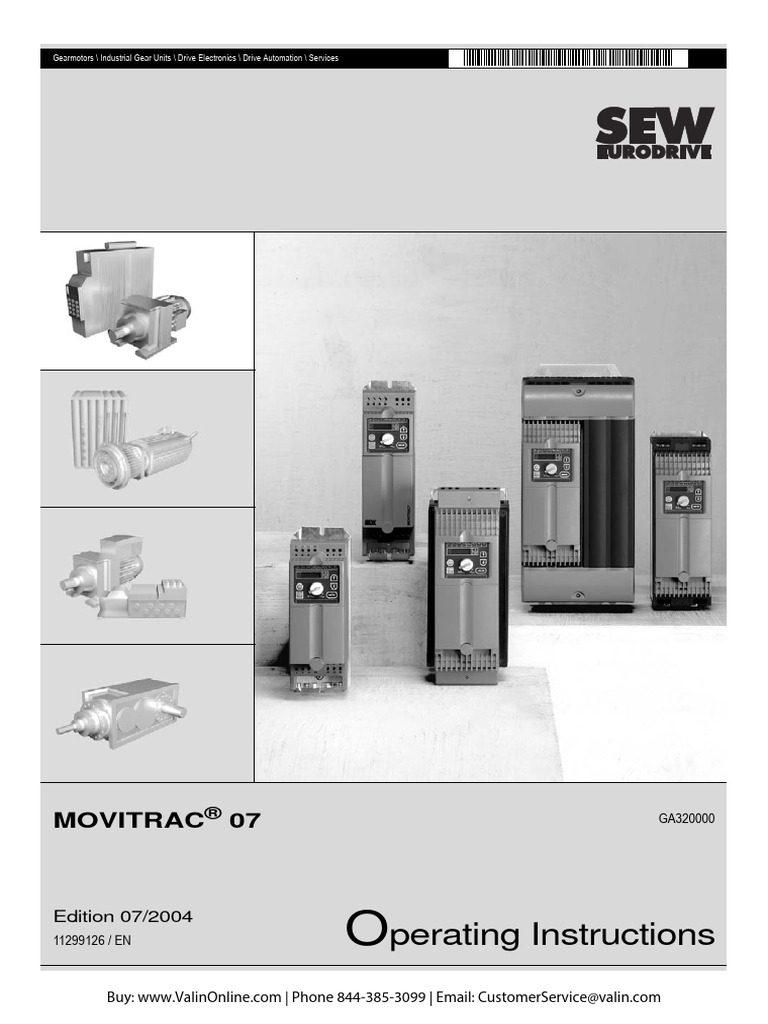 Sew Movitrac 07 Manual | PDF | Fuse (Electrical) | Power Inverter