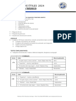 LISTA DE UTILES 6°basico 2024 - DR