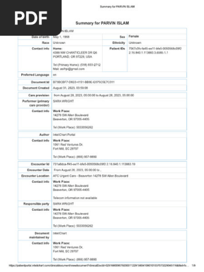 Clinical Documents