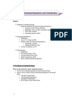 Ch7 Functional Dependencies and Normalization