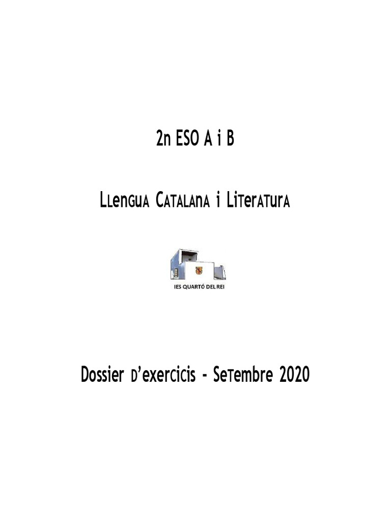 Ejercicios Gramàtica Pdf