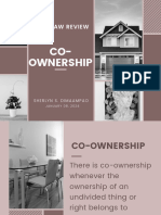 Co-Ownership Report - PROPERTY