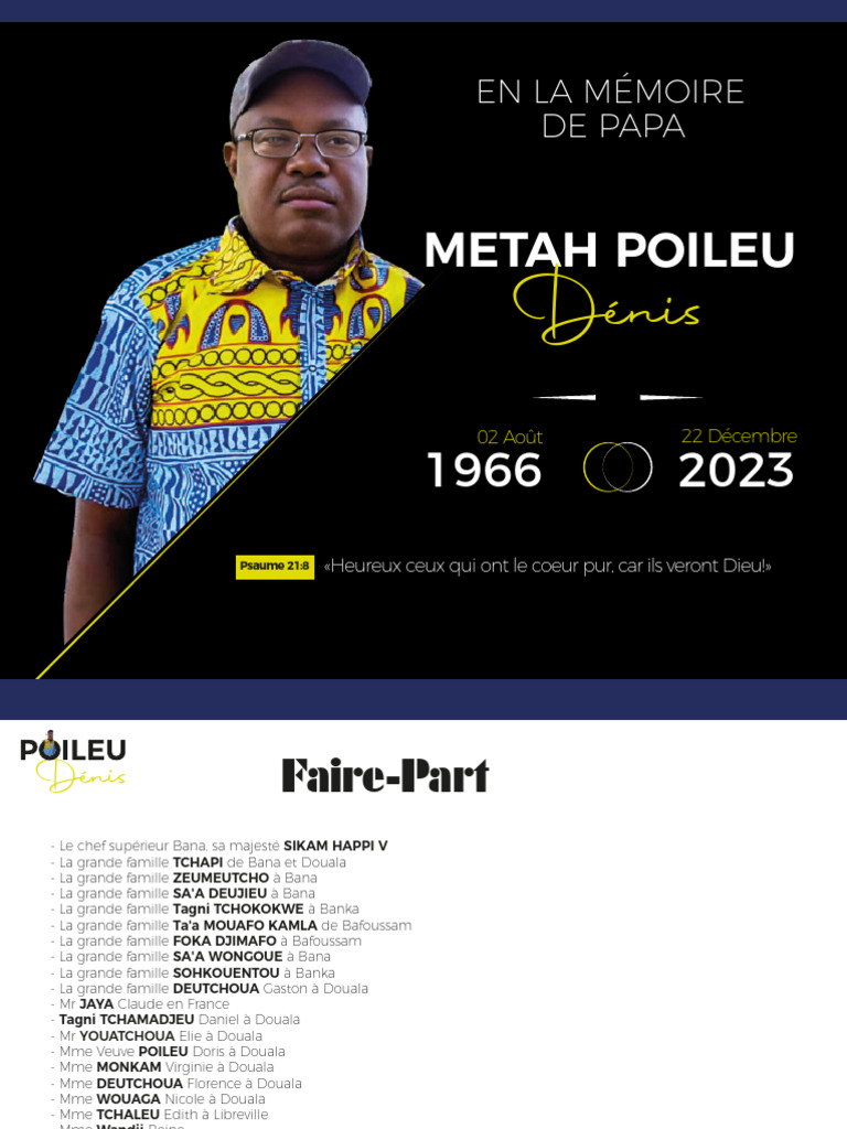 Hommage à Metah Poileu Denis | PDF