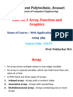 Unit No. 2 Array, Function and Graphics
