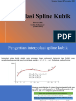 Interpolasi Linear Cubic - Spline
