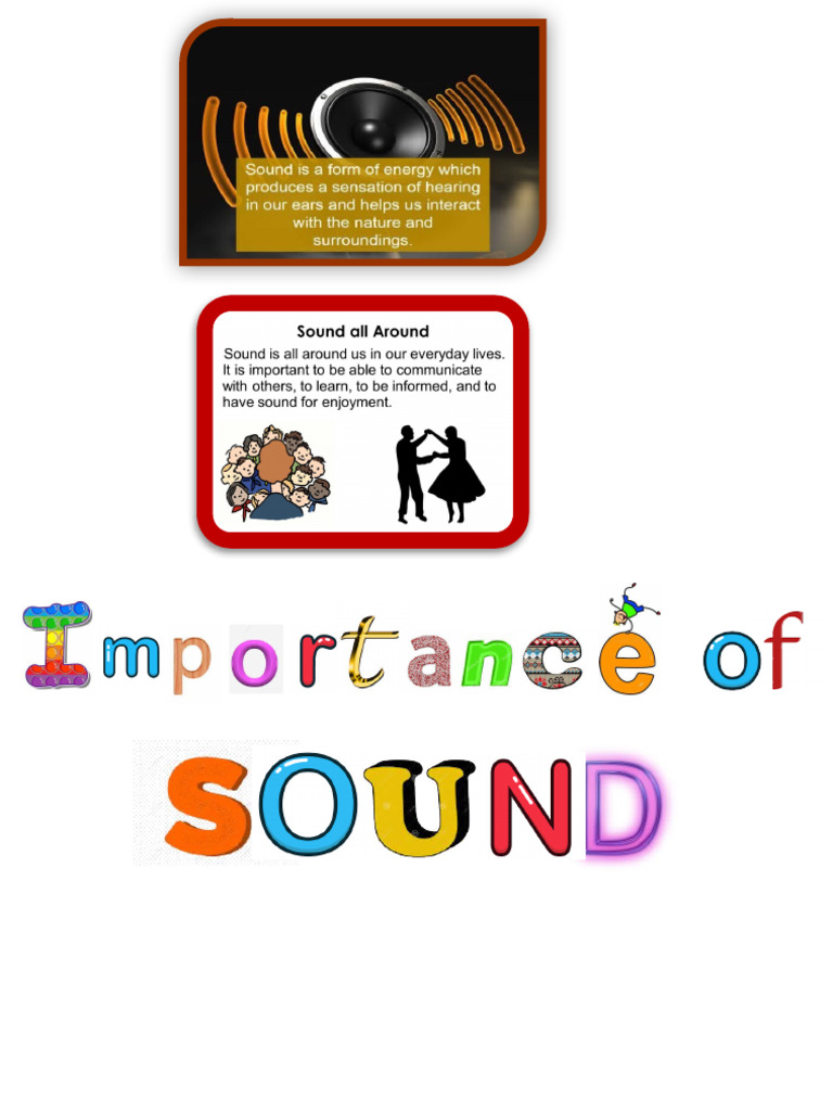 Importance of Sound PDF