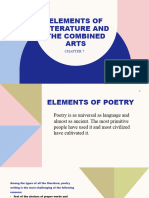 Elements of Literature and The Combined Arts