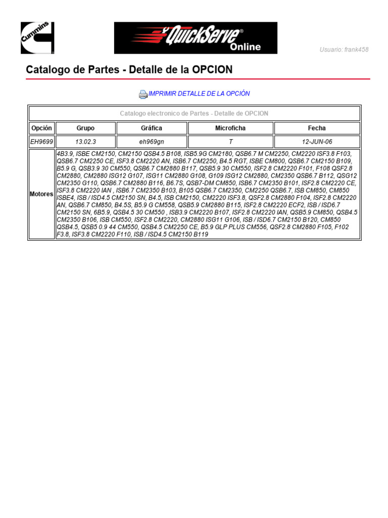 Motor cummins 4bta3 9 69768053 cpl1758 camion dongfeng doulika pdf