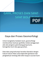 Gaya, Proses Dan Sifat-Sifat Bola Bumi