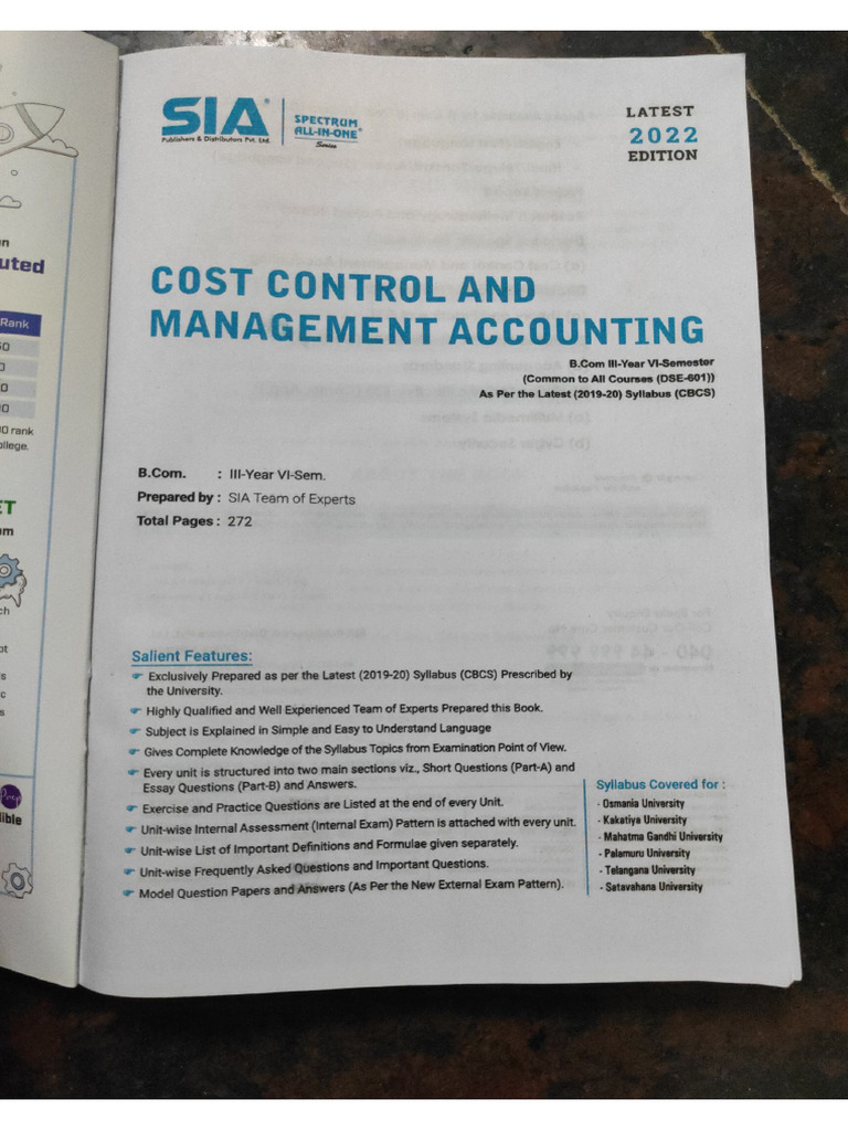 Cost Control and Management | PDF