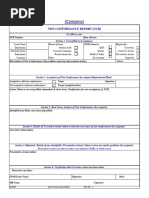 Discrepancy Report Form | PDF