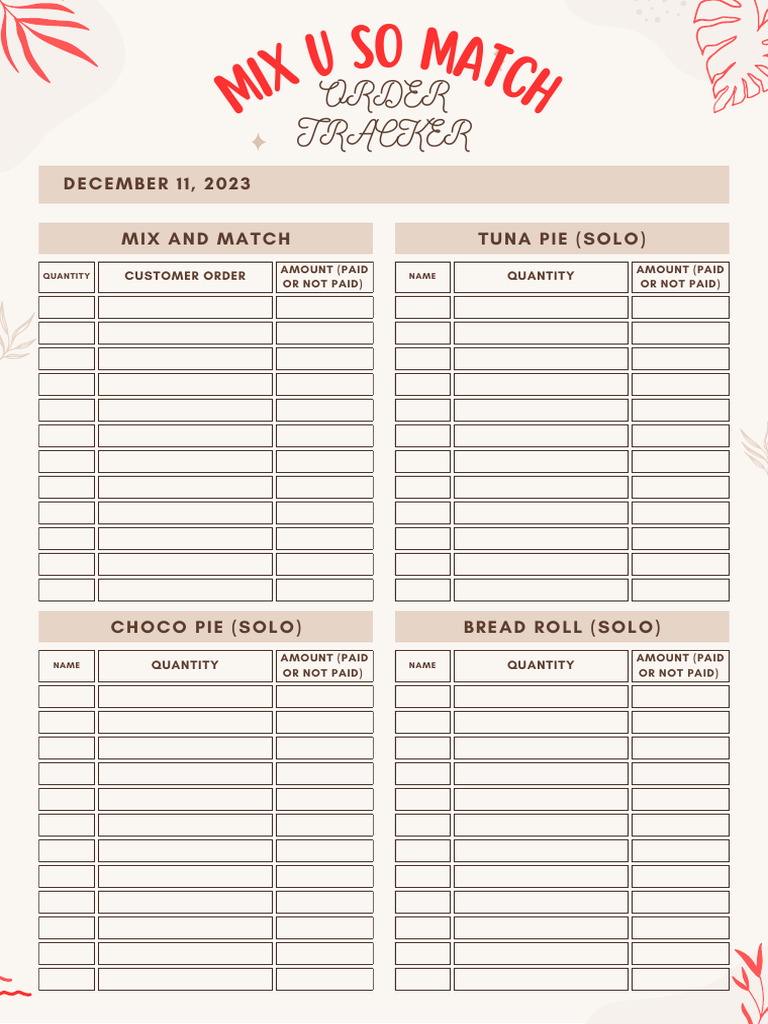 Tracker | PDF