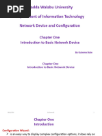 Chapter 1 Introduction To Basic Network Device